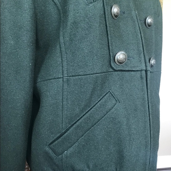 Steve Madden jacket army green Wool Large - Picture 7 of 8